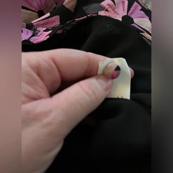 Kate Spade Sparkly Floral Dress Size 12 - Picture 7 of 11